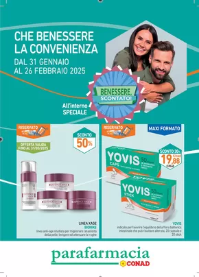 Offerte di Salute e Benessere a Pescara | Che benessere la convenienza in Parafarmacia Conad | 31/1/2025 - 26/2/2025