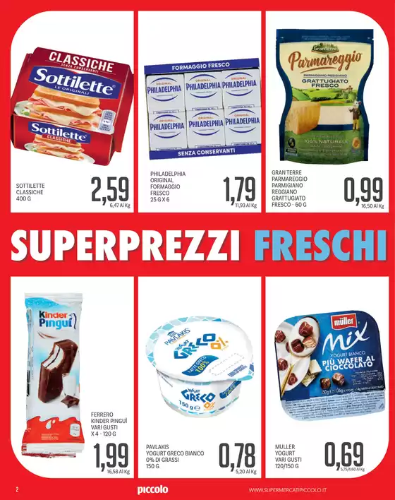 Volantino Supermercati Piccolo a Castello di Cisterna | Superprezzi freschi | 3/2/2025 - 16/2/2025