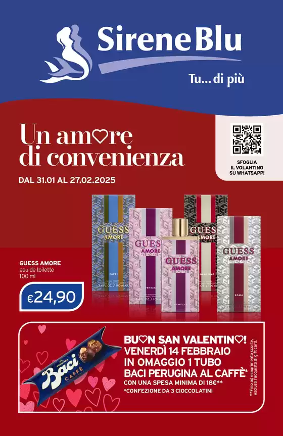 Volantino Sirene Blu a Chioggia | Un amore di convenienza | 31/1/2025 - 27/2/2025