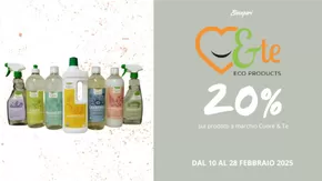 Volantino Biosapori a Castelfranco Veneto | PROMOZIONE ECO-PRODUCTS CUORE & TE | 10/2/2025 - 28/2/2025