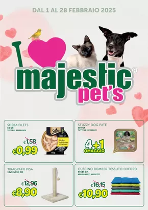 Offerte di Animali | Dal 1 al 28 Febbraio in Majestic Pet's | 1/2/2025 - 28/2/2025