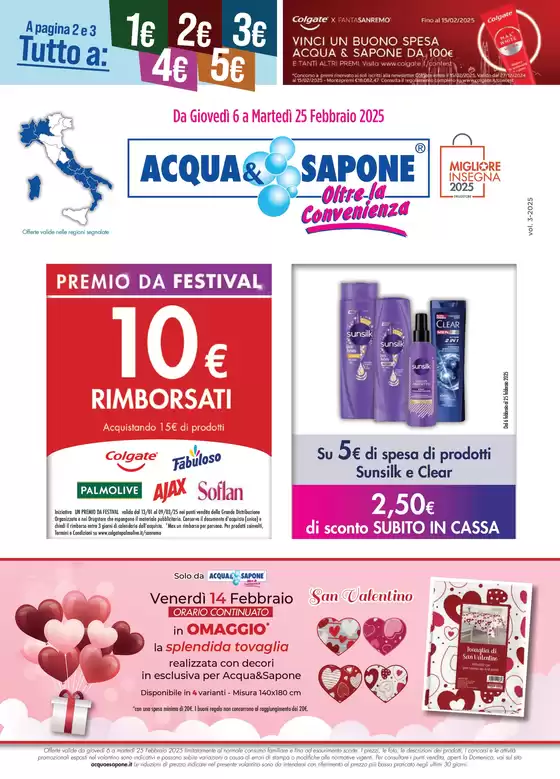 Volantino Acqua & Sapone a Olgiate Olona | Oltre la convenienza | 3/2/2025 - 25/2/2025