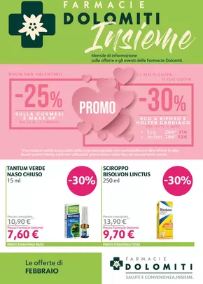 Offerte di Salute e Benessere a Cortina d'Ampezzo | Le offerte di Febbraio in Farmacie Dolomiti | 3/2/2025 - 28/2/2025