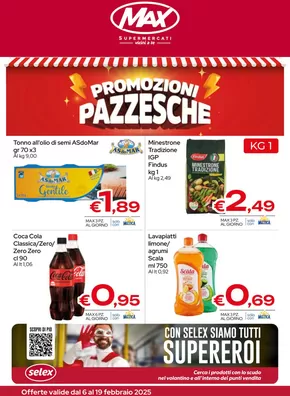 Offerte di Iper e super a Cammarata | Promozioni pazzesche in Max Supermercati | 6/2/2025 - 19/2/2025