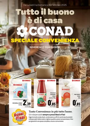 Offerte di Iper e super a Cammarata | Tutto il buono è di casa in Conad | 3/2/2025 - 16/2/2025