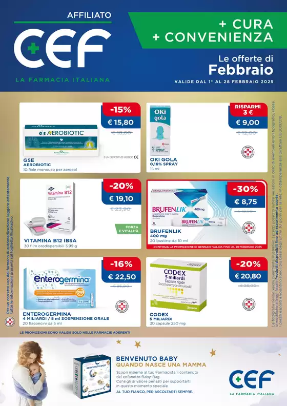 Volantino CEF La Farmacia Italiana a Foggia | Le offerte di Febbraio | 3/2/2025 - 28/2/2025