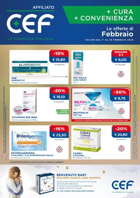 Offerte di Salute e Benessere a San Giovanni Rotondo | Le offerte di Febbraio in CEF La Farmacia Italiana | 3/2/2025 - 28/2/2025