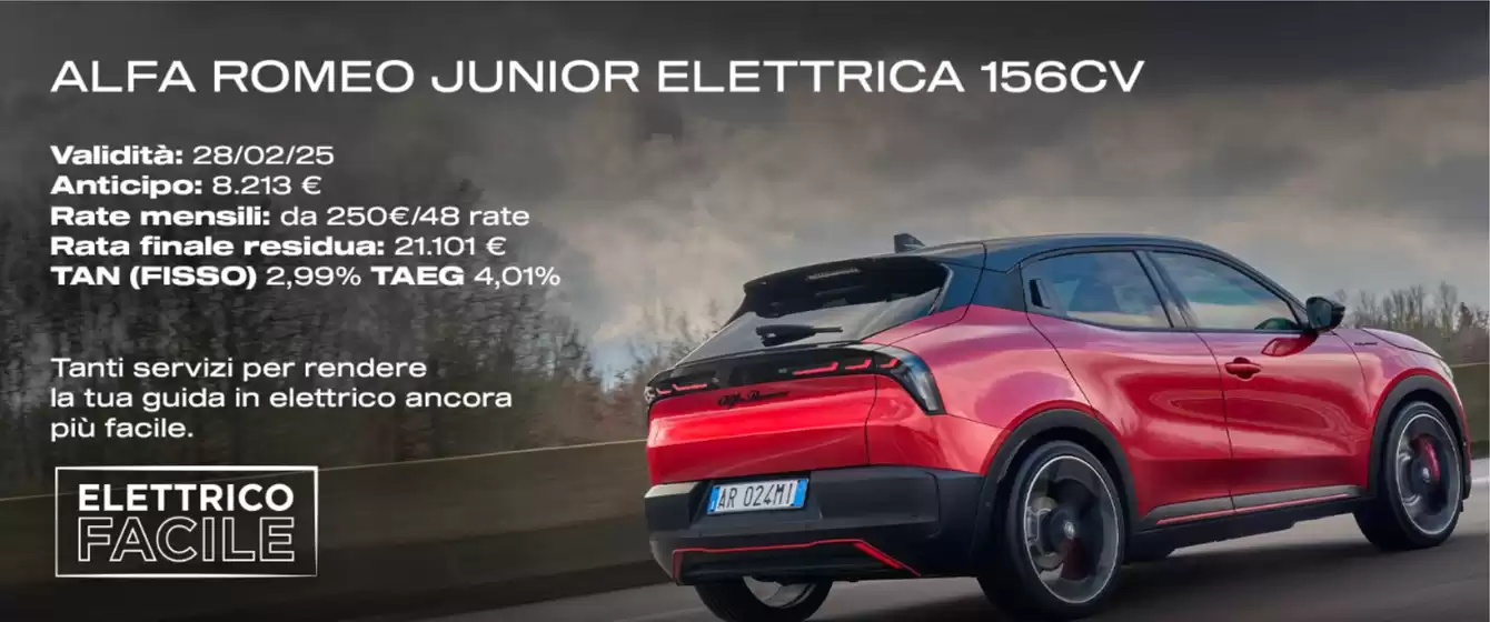 Volantino Alfa Romeo - Mopar a Selvazzano Dentro | Junior elettrica | 3/2/2025 - 28/2/2025