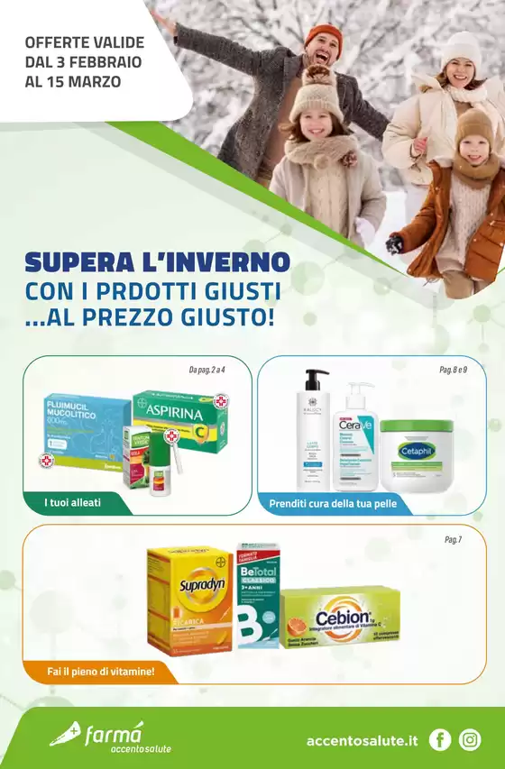 Volantino Farmà a Napoli | Supera l'inverno | 3/2/2025 - 15/3/2025