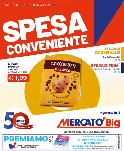 Offerte di Iper e super a Verzuolo | Spesa conveniente in Mercatò Big | 17/2/2025 - 26/2/2025