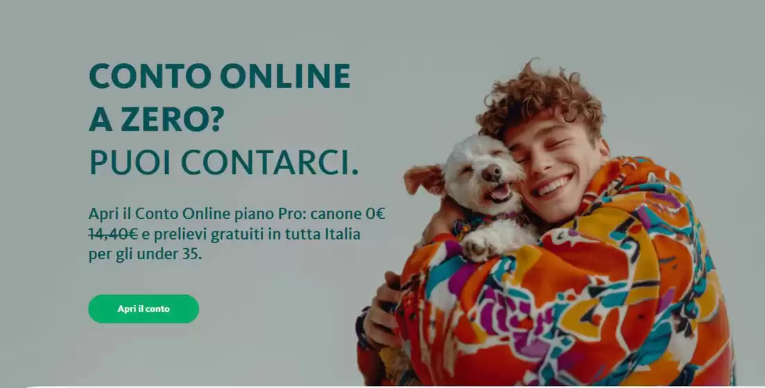 Volantino BPER Banca a Sassuolo | Conto online a zero? Puoi contarci | 3/2/2025 - 30/6/2025