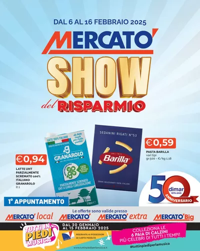 Volantino Mercatò Big a Caramagna Piemonte | Show del risparmio | 6/2/2025 - 16/2/2025