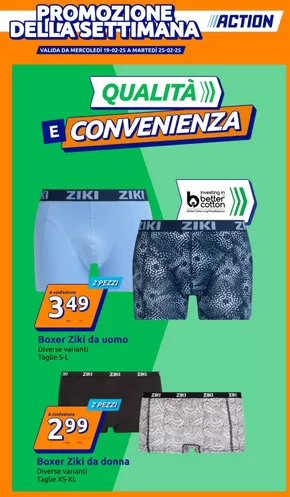 Offerte di Discount a Grumello del Monte | Prezzi bassi da record in Action | 1/2/2025 - 28/2/2025