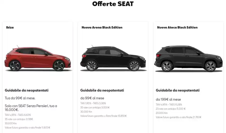 Volantino SEAT a Bergamo | Offerte Seat | 3/2/2025 - 31/3/2025