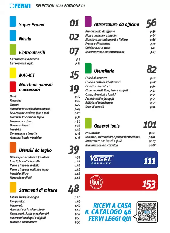 Volantino Fervi a Fonte Nuova | Selection 2025 Ed1 | 4/2/2025 - 31/12/2025