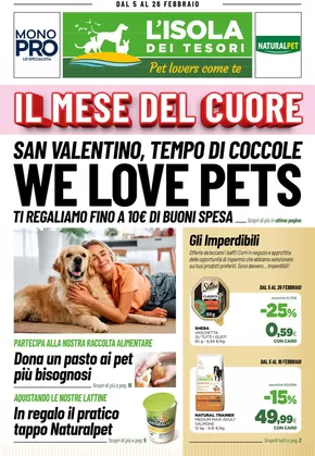 Offerte di Animali a Parabiago | Il mese del cuore in Isola dei Tesori | 5/2/2025 - 26/2/2025