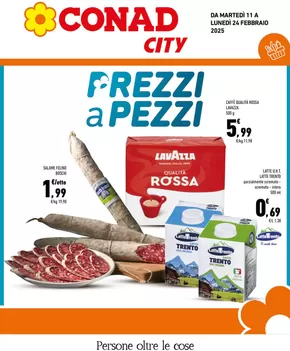 Volantino Conad City a Cavalese | Prezzi a pezzi | 11/2/2025 - 24/2/2025