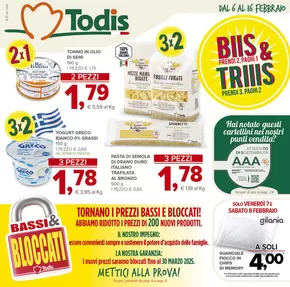 Offerte di Discount a Vitulazio | 3x2 in Todis | 6/2/2025 - 16/2/2025