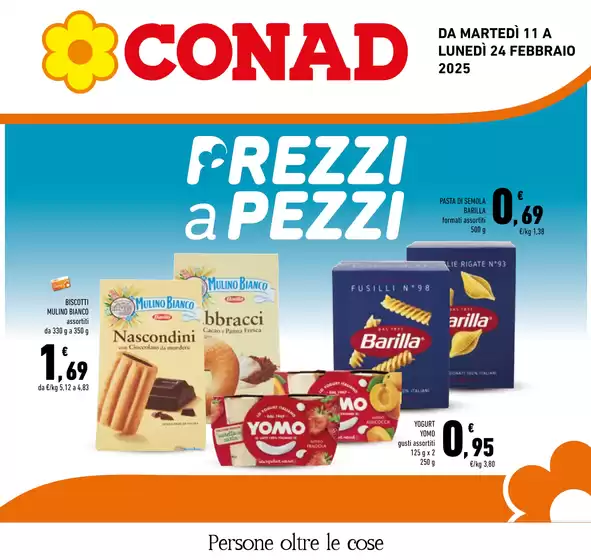 Volantino Conad a Bassano del Grappa | Prezzi a pezzi | 11/2/2025 - 24/2/2025