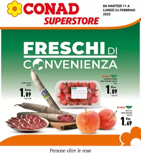 Offerte di Iper e super a Asiago | Freschi di convenienza in Conad Superstore | 11/2/2025 - 24/2/2025