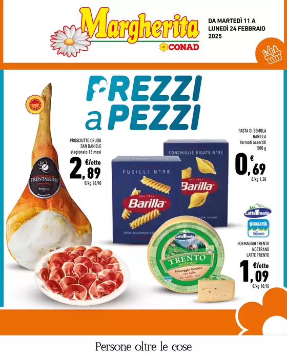 Volantino Margherita Conad a Ledro | Prezzi a pezzi | 11/2/2025 - 24/2/2025