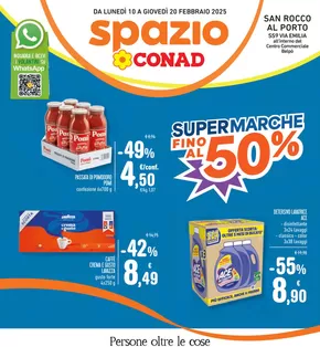 Offerte di Iper e super a Cortemaggiore | Fino al 50%  in Spazio Conad | 10/2/2025 - 20/2/2025