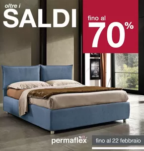 Offerte di Arredamento a Corridonia | Saldi fino al -70% in Permaflex | 4/2/2025 - 22/2/2025