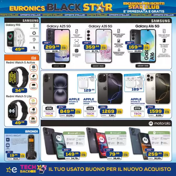 Volantino Euronics a Lucera | Black Star! | 6/2/2025 - 19/2/2025