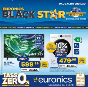 Volantino Euronics a Sepino | Black Star! | 6/2/2025 - 19/2/2025