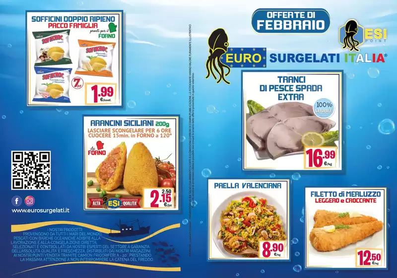 Volantino Eurosurgelati Italia a Venezia | Offerte di Febbraio  | 5/2/2025 - 28/2/2025