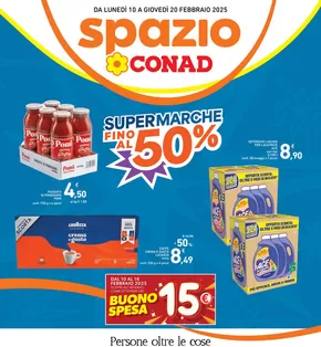 Volantino Spazio Conad a San Giuliano Terme | Super marche fino al 50% | 10/2/2025 - 20/2/2025