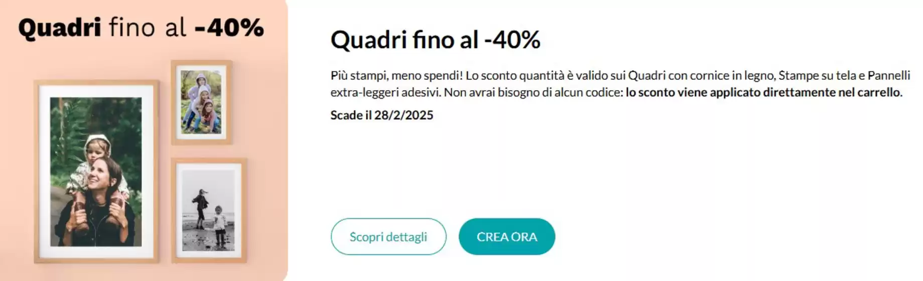 Volantino PhotoSì a Pavia | Quadri fino al -40% | 5/2/2025 - 28/2/2025