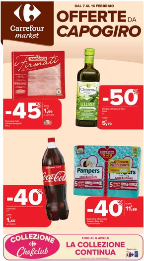 Offerte di Iper e super a Nogara | Offerte da capogiro in Carrefour Market | 7/2/2025 - 16/2/2025