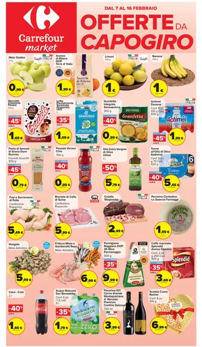 Volantino Carrefour Market a Pescara | Offerte da capogiro | 7/2/2025 - 16/2/2025