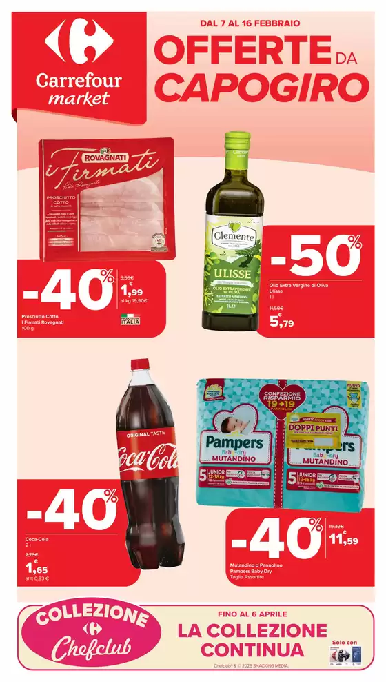 Volantino Carrefour Market a Parabiago | Offerte da capogiro | 7/2/2025 - 16/2/2025