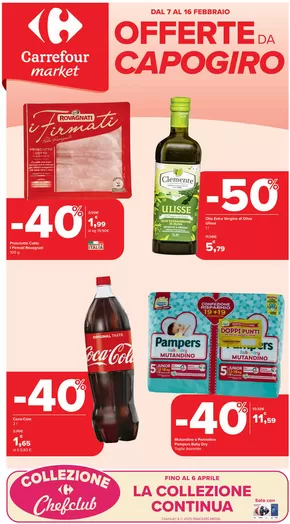 Volantino Carrefour Market a Aprica | Offerte da capogiro | 7/2/2025 - 16/2/2025