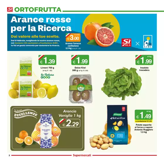 Volantino Si con te supermercati a San Benedetto del Tronto | Grandi Marche | 6/2/2025 - 19/2/2025