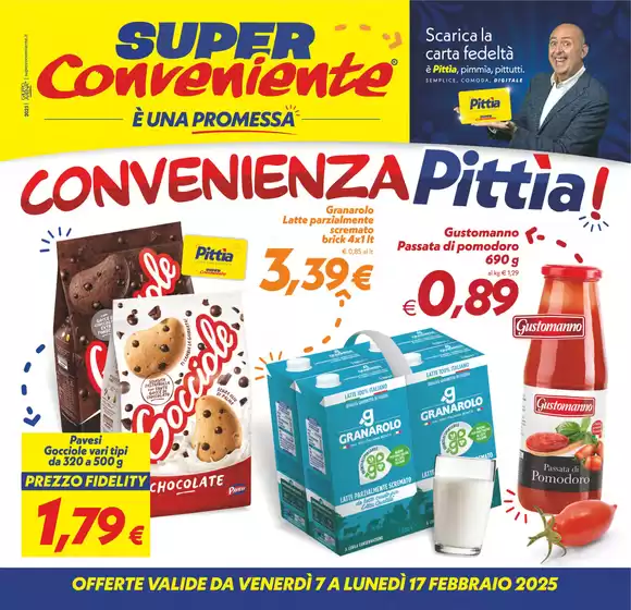 Volantino SuperConveniente a Caltagirone | Convenienza pittia! | 7/2/2025 - 17/2/2025