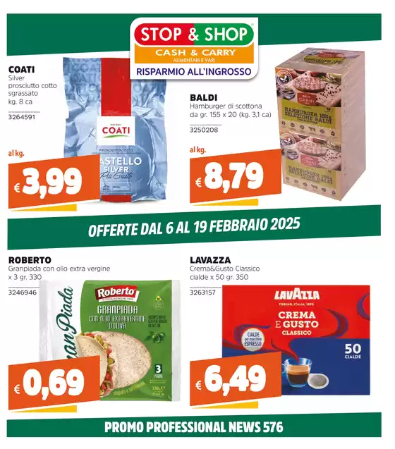 Volantino Stop e Shop a Sava | Offerte dal 6 al 19 febbraio  | 5/2/2025 - 19/2/2025