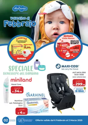 Offerte di Infanzia e giochi a Lamporecchio | Volantino di Febbraio in Ideal Bimbo | 6/2/2025 - 2/3/2025