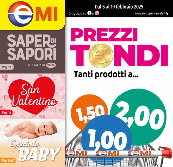 Volantino Emi a Corridonia | Prezzi tondi | 6/2/2025 - 19/2/2025