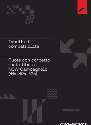 Volantino Fulcrum a Monza | Ruote con corpetto ruota libera | 6/2/2025 - 31/12/2025