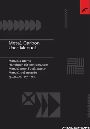 Offerte di Sport e Moda a Malo | Manuale utente Metal Carbon in Fulcrum | 6/2/2025 - 31/12/2025