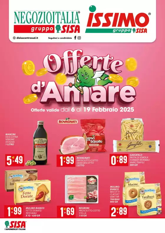 Volantino Sisa a Vitulano | Offerte d'amare | 6/2/2025 - 19/2/2025