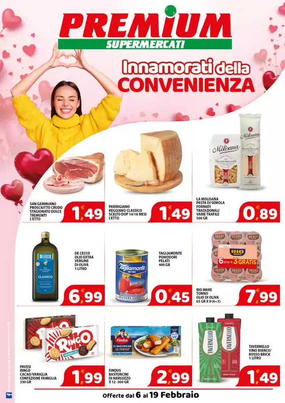 Volantino Premium Supermercati a Frattamaggiore | Innamorati della convenienza | 6/2/2025 - 19/2/2025