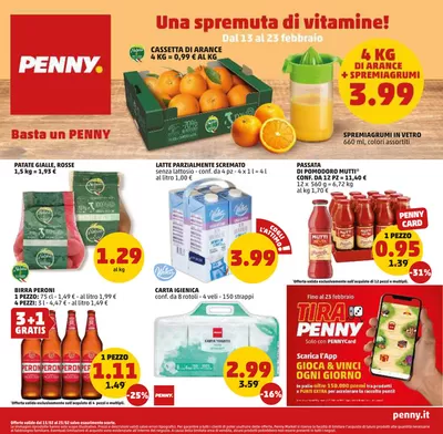 Volantino PENNY a Lugo | Una spremuta di vitamine! | 13/2/2025 - 23/2/2025