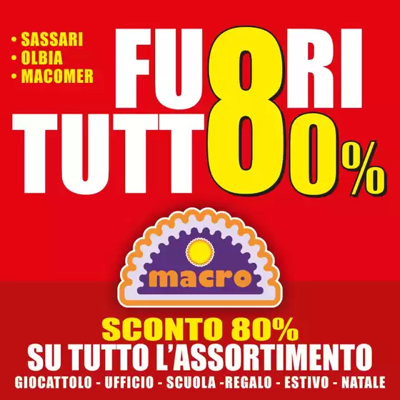 Volantino Macro a Macomer | Sconto 80% | 6/2/2025 - 28/2/2025