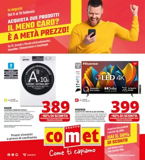 Offerte di Elettronica a Caselle PD | Il meno caro è a metà prezzo! in Comet | 6/2/2025 - 19/2/2025