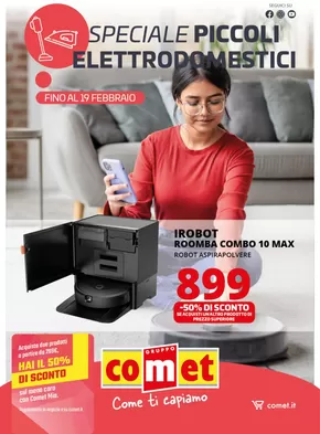 Offerte di Elettronica a Castelnuovo del Garda | Speciale Piccoli Elettrodomestici in Comet | 6/2/2025 - 19/2/2025