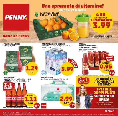 Volantino PENNY a Deiva Marina | Una spremuta di vitamine! | 13/2/2025 - 23/2/2025